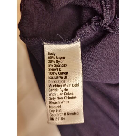 The Limited | Lace Sleeve Pullover | Size M ✨ Dark Navy, Comfortable & Chic - Picture 5 of 6